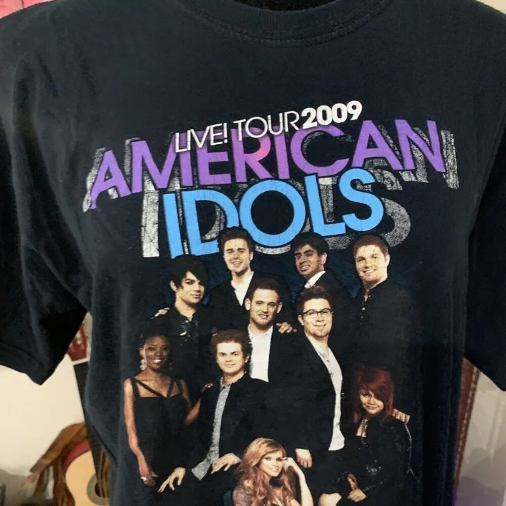 American Idols Live Tour 2009 Shirt Size M